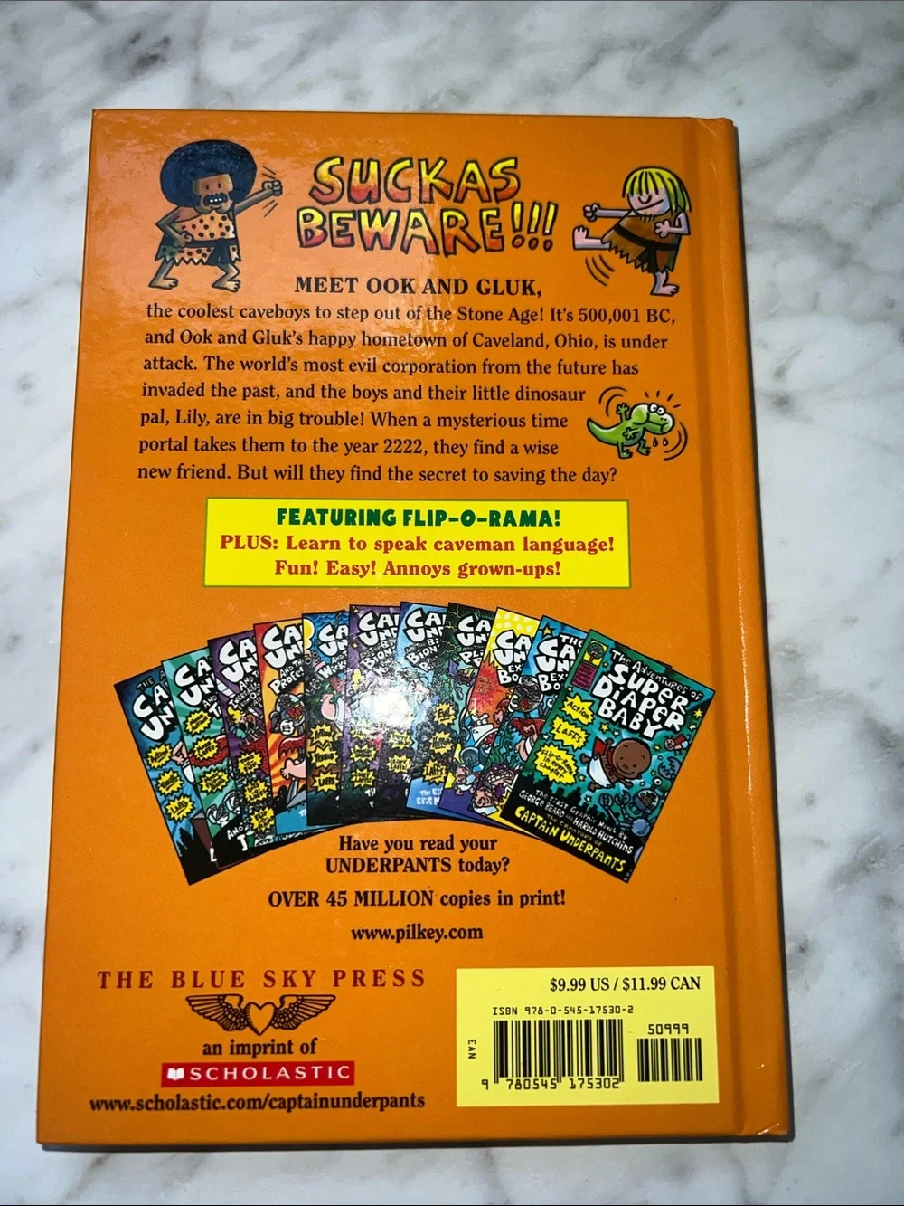 The Adventures of Ook and Gluk - Kids Graphic Novel (Yellow/Orange)